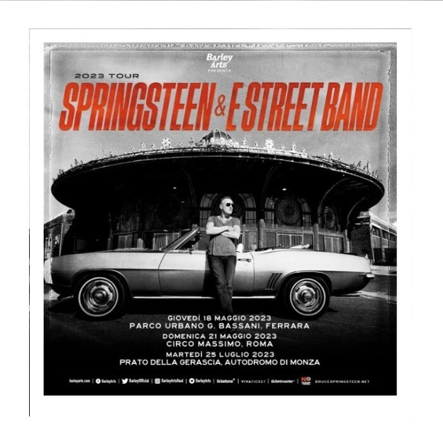 DUE biglietti PIT A (fronte palco) concerto Bruce Springsteen Ferrara