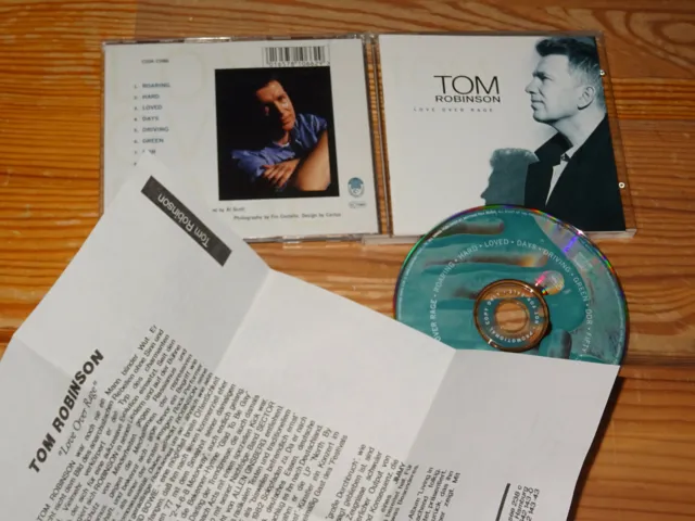 Tom Robinson - Love Over Rage / Uk Promo Album-Cd 1994 (Mint-) & Info-Facts