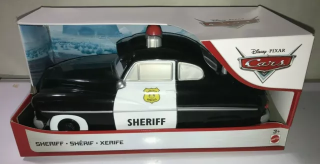 Disney Pixar Cars  Sheriff Car deluxe 10.5 Radiator Springs New
