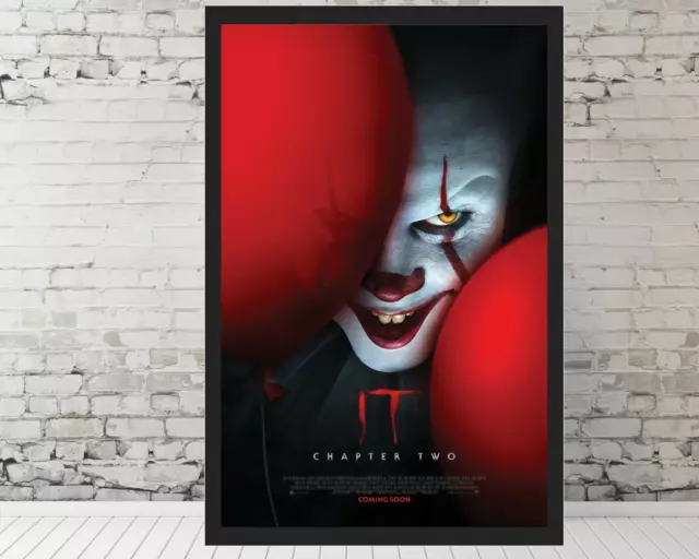 It Chapter 2 movie poster - Stephen King - Horror Poster 11x17" Framed Poster