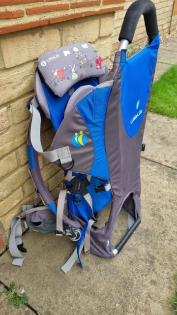 Littlelife Baby Backpack/Child Carrier - Ranger. Blue. Good used condition