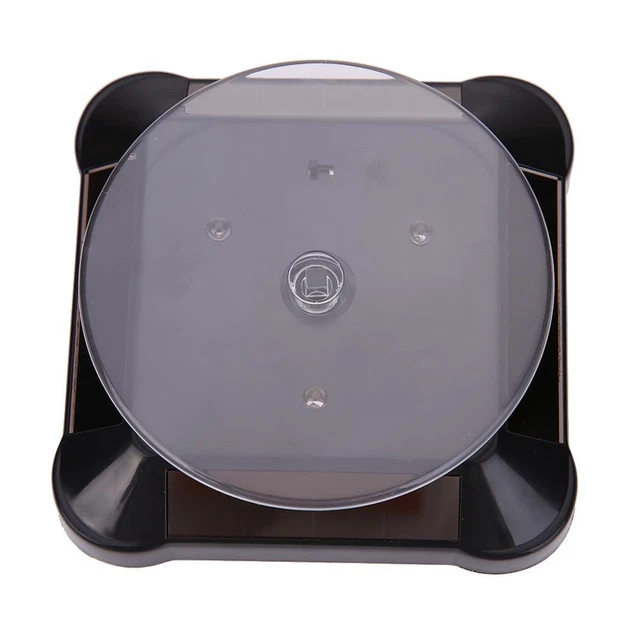 5pcs New Solar 360 Turntable Rotating 038B Watch Ring Display Stand FS2#