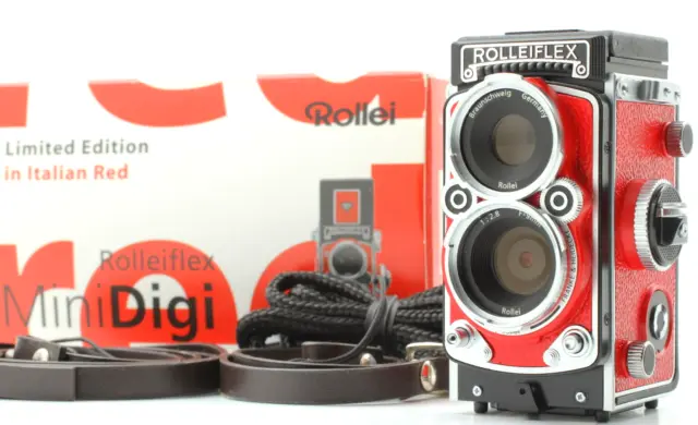 LTD [Top MINT in Box]  Rolleiflex Mini Digi 2.0MP RED Digital Camera From Japan