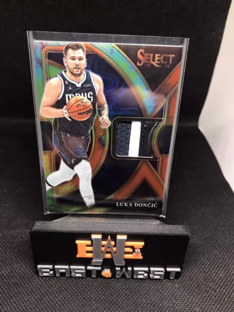 Luka Doncic 2022-23 Jersey Fusion Basketball Edition Game Used Dual Swatch  #LD222 #33/99