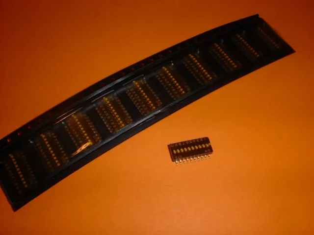 10x SMD DIP-Schalter 10-polig Codierschalter RM 1,27mm