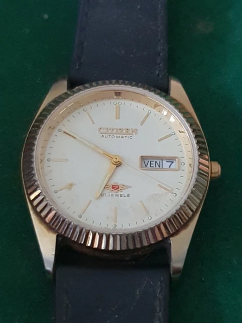 VINTAGE CITIZEN AUTOMATIC 21 jewels mens watch P 8200 R09132 KY