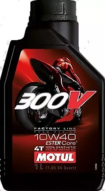 Huile MOTUL 300V 10W40 moto scooter quad Factory Line Road 1 litre