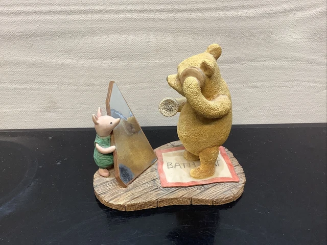 DISNEY CLASSIC WINNIE The Pooh Border Fine Arts Ornament Piglet Pooh