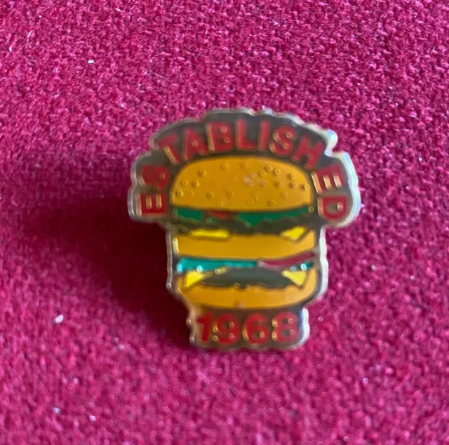 McDonald's, "BIG MAC Established 1968" Employee Pin (Scarce / Vintage)