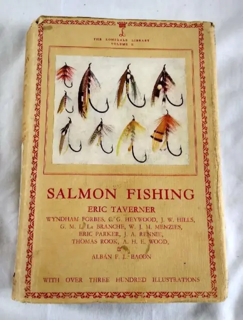 SALMON FISHING, ERIC Taverner Hardcover vintage Book, Fast Ship! Fishing  Flies £5.99 - PicClick UK