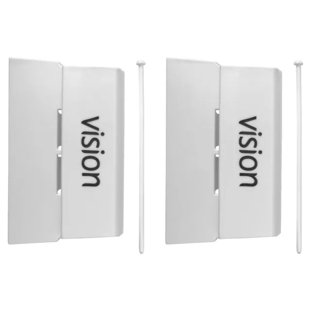Vision Spritzschutz-Verriegelung 2er Set para Jaulas de Pájaro, Nuevo