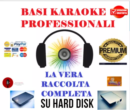 35 Mila Basi Mp3 Professionali No Midi! La Vera Raccolta Su Hard Disk Da 500 Gb