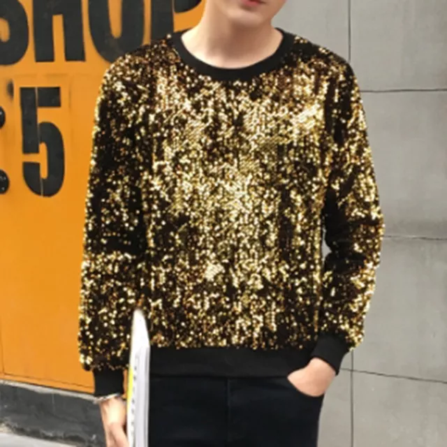 Mens sequin sweatshirt sale