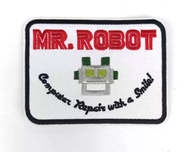 Mr. Robot (tv show) Smile! Embroidered 4in Patch Iron Sew-On 2881