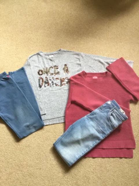 Girls Clothes Bundle. Good quality Tops & Jeans. Zara/Joules/H&M. Age 9 yrs