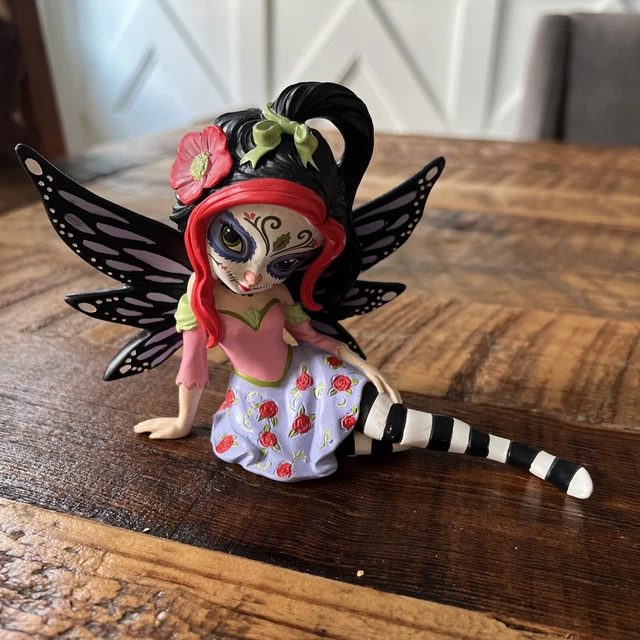 Vivid Lucia Jasmine Becket-Griffith Sugar Skull Fairy Figurine #A0140 Vivid Lucia Jasmine Becket-Griffith Sugar Skull Fairy Figurine #A0140