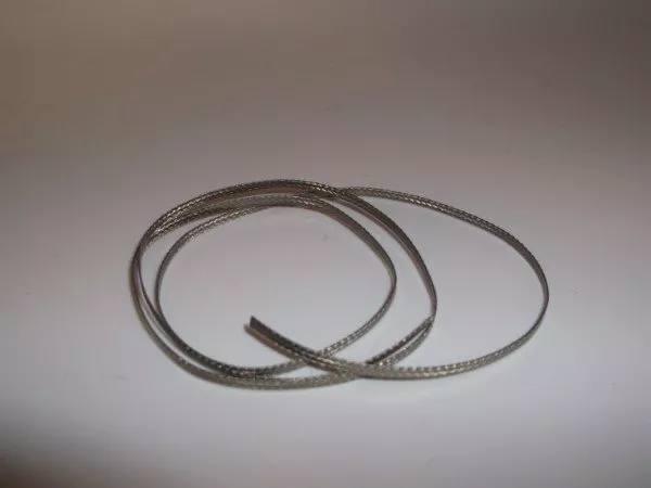 Greenhills Slot Car Spares Tinned Copper Braid - 50cm Scalextric compatible - NE