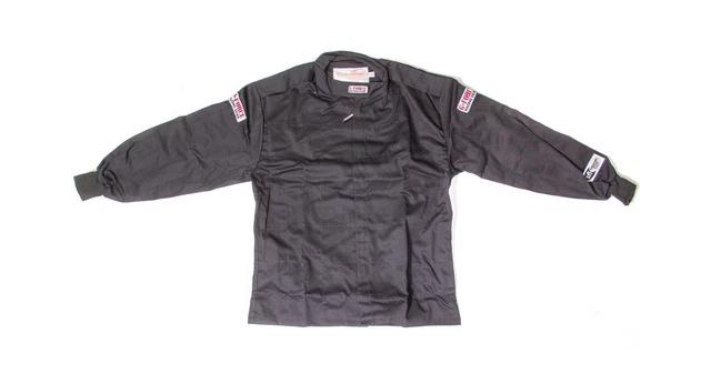 G-Force 4126LRGBK GF 125 Black Large Single Layer Racing Jacket