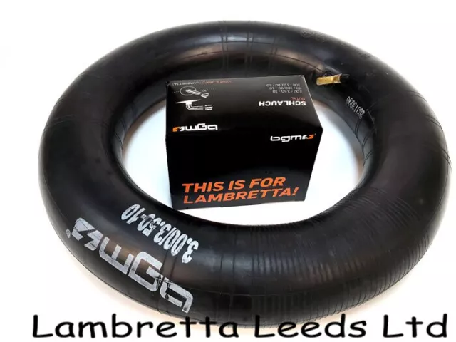 Lambretta Bgm Pro Inner Tube. 350 X 10 . Li - Gp - Lis - Tv -Sx - Dl Free Post