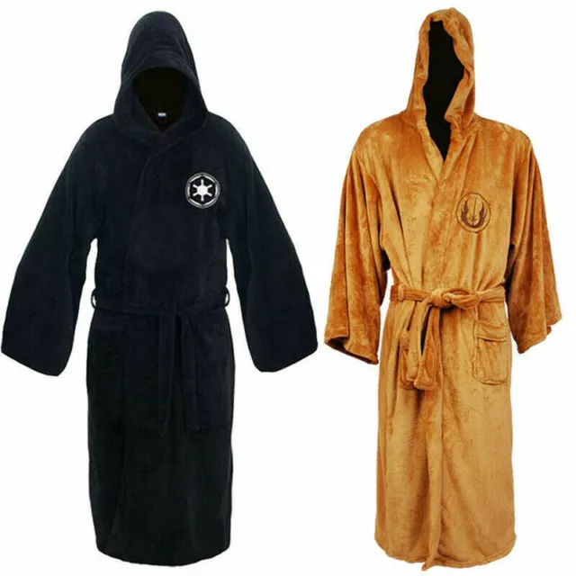 Star Wars Bademantel Mit Kapuze Jedi Knight Bademantel Umhang Cape Kostüm XD