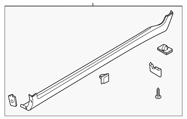Genuine Kia Rocker Molding 87752-3W010
