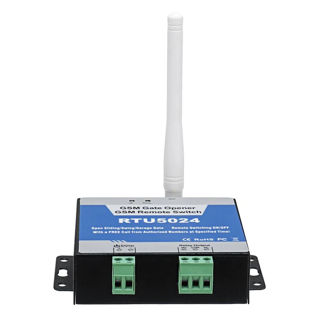 Abridor de puerta GSM Interruptor de relé Control remoto Abridor de puerta de acceso inalámbrico