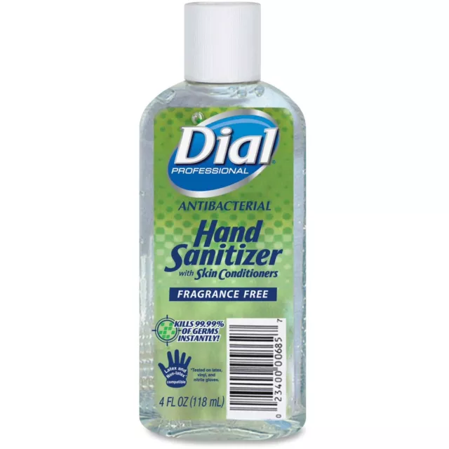 Dial Professional Antibacterial Gel Hand Sanitizer with Moisturizers 4 oz