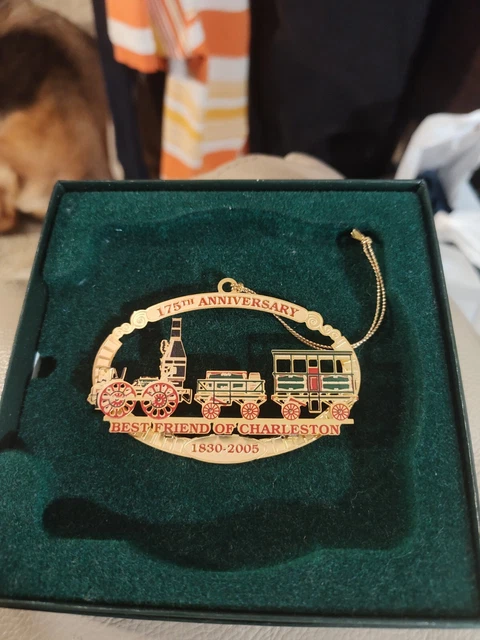 Best Friend of Charleston Norfolk Southern    Steam Engine Ornament