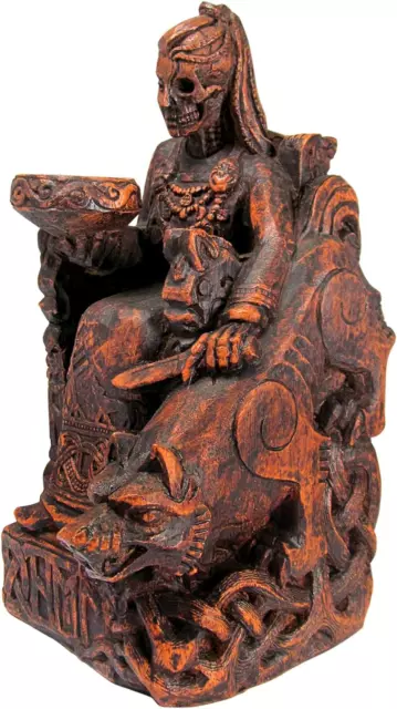 Seated Norse Hel Statue - Goddess of The Underworld