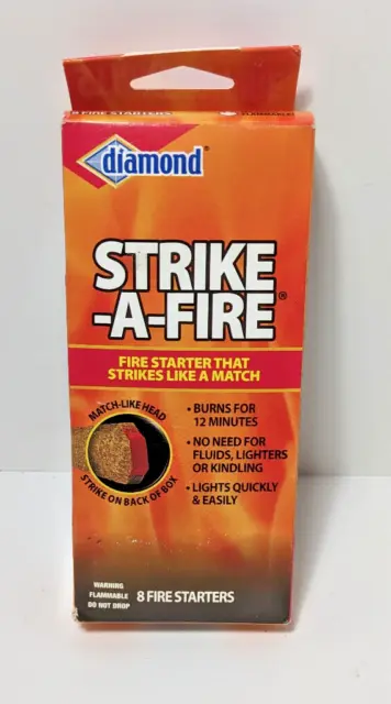 Diamond Strike-A-Fire Fire Starter Match Sticks Pack of 8