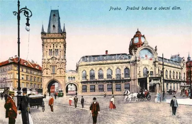 42682958 Prag Prahy Prague Prasna brana a obecni dum Pulverturm Praha