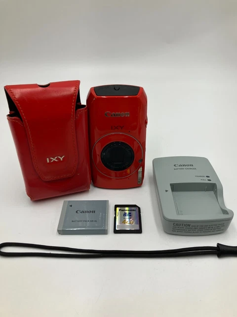 CANON IXY 30S Rojo con caja y estuche originales EUR 565,90