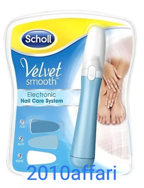 Scholl Velvet Smooth Electronic Nail Soin Système