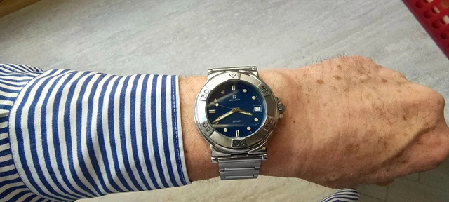 ZENITH SZ100 El Primero Oversize 40 mm. All Steel SUB STUPENDO STUNNING Watch