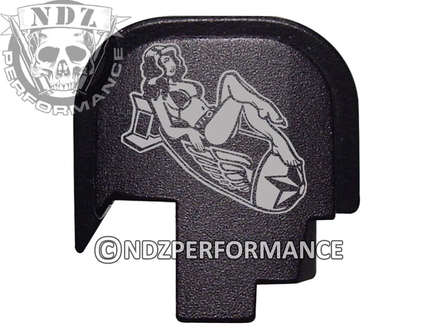 NDZ Performance Rear Slide Cover Plate For Smith & Wesson Shield - Hardcoat Black, 9mm/.40 S&W 2 thumbnail image