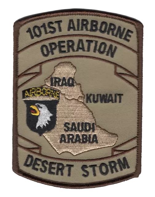 Army 101St Airborne Division Desert Storm  4.25" Embroidered Military Patch