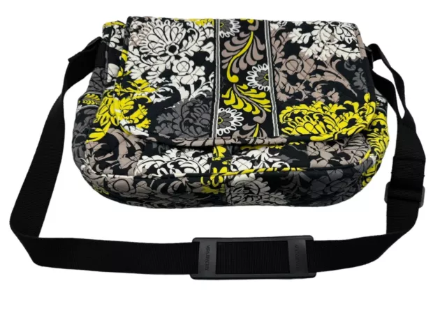Vera Bradley Baroque Messenger Style Laptop Tote Bag 15 x 11 x 4 Adj. Strap