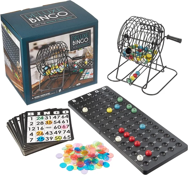 Royal Bingo Supplies Bingo Game Set for Adults, Seniors, Family & Kids - 50 Card