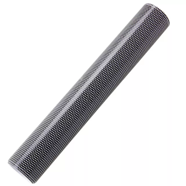 12,48/m² One Way Folie Lochfolie Digitaldruck 200x107cm Sichtschutzfolie Schwarz