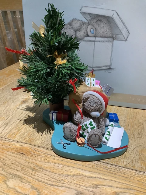 ME TO YOU Christmas FIGURINE  all wrapped up for christmas.