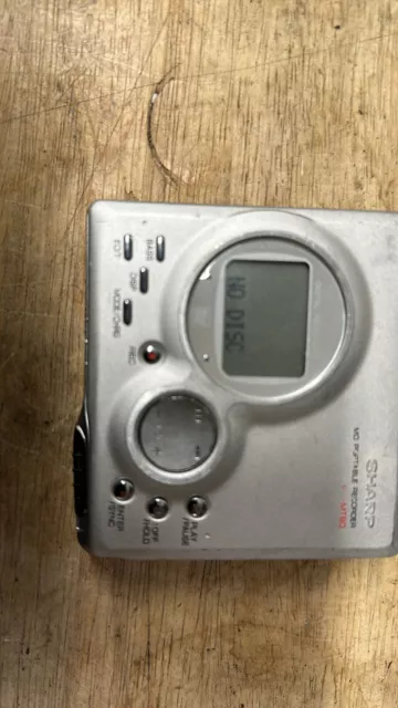 Sharp MD-MT 80 H S Portable Mini Disc Player