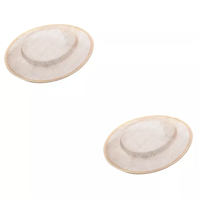 2 piezas platillo sombrero tapa para cabello peinado cóctel