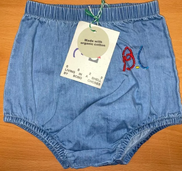 Bobo Choses Denim Shorts/Bottoms Size 6-12 MO | New with Tags NWT