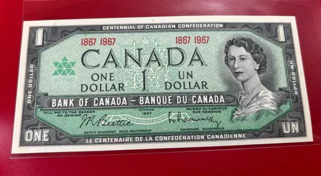 1967 Bank Von Canada Ein Dollar Nicht Im Umlauf Gewesen