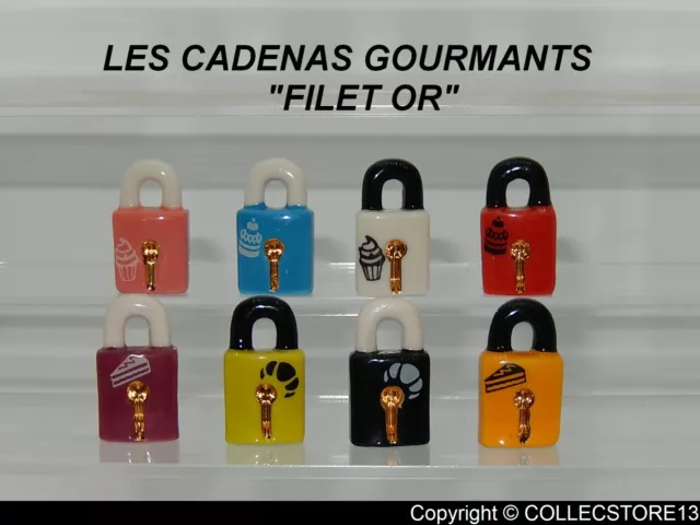 Serie Complete De Feves Les Cadenas Gourmants Filet Or