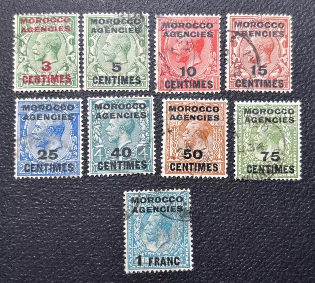 BRITISH MOROCCO AGENCIES stamps 1925 George / used  / TA540