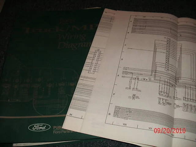 1993 FORD RANGER Factory Oem Wiring Diagrams Schematics Sheets Set EUR