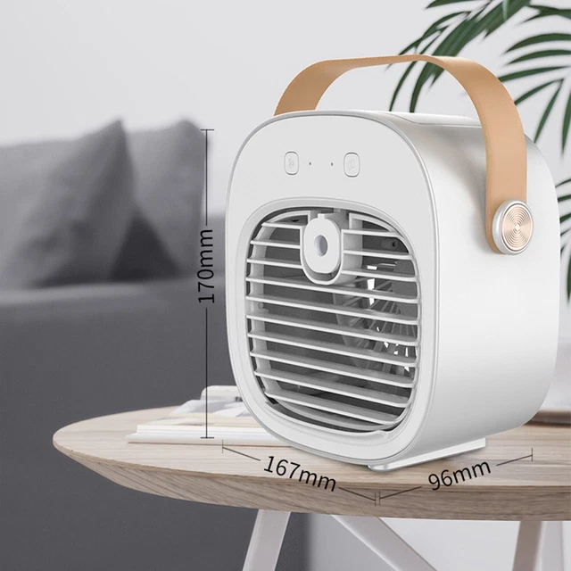 JISULIFE Mini Ventilatore Con Clip Ricaricabile USB | Ventola Per Passeggino, Ufficio, 4000 MAh