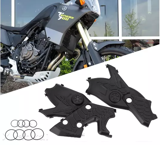 Paire De Protections Cadre Noir Yamaha Tenere  700 2019 2020 2021