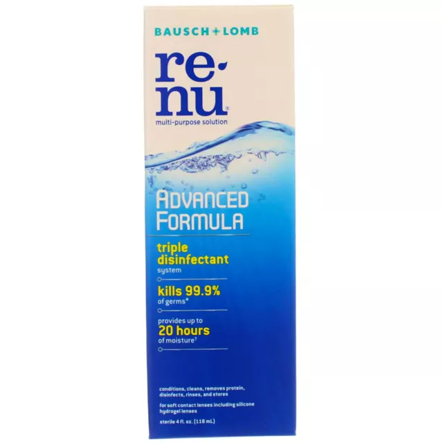 Bausch & Lomb ReNu Advanced Formula Multi-Purpose Solution, 4 fl oz